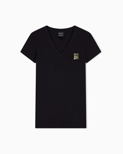 Slim Fit T-shirt in Stretch Cotton Jersey