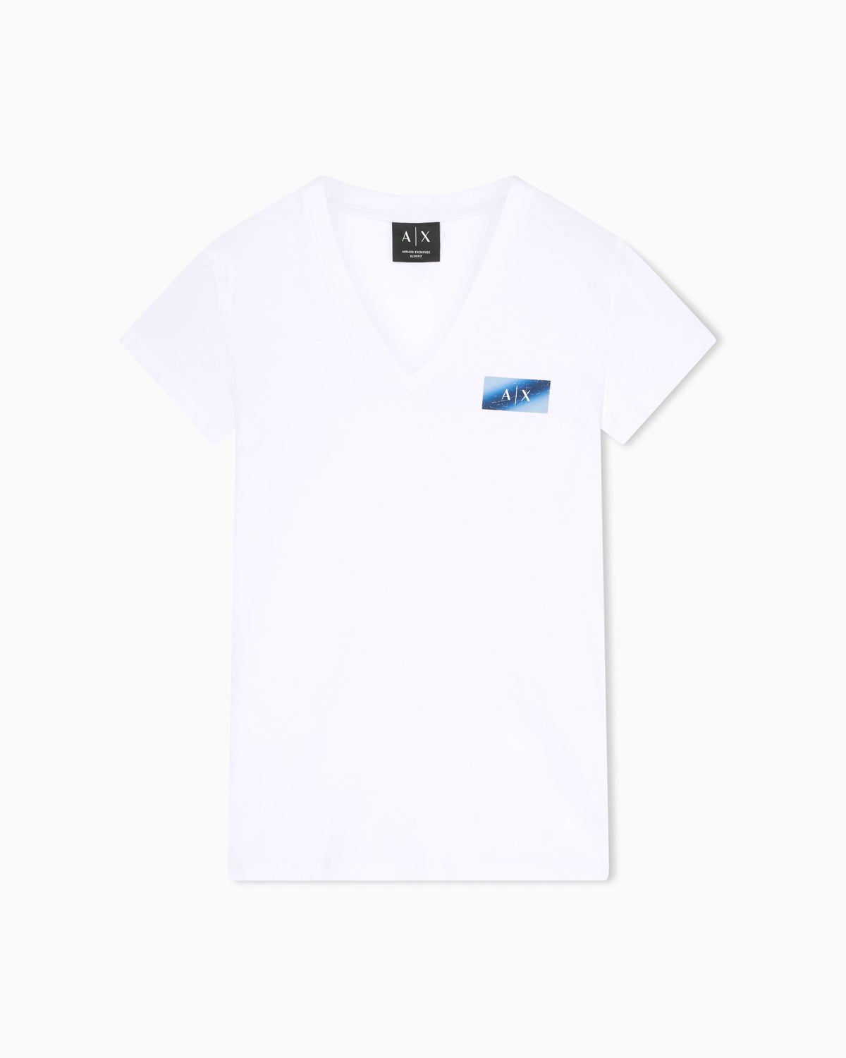 Slim-fit T-shirt in solid-color cotton jersey