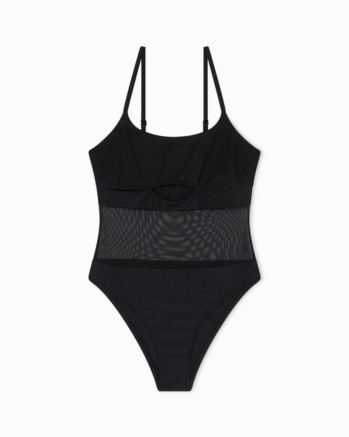 Minimal chic swimsuit in recycled stretch nylon