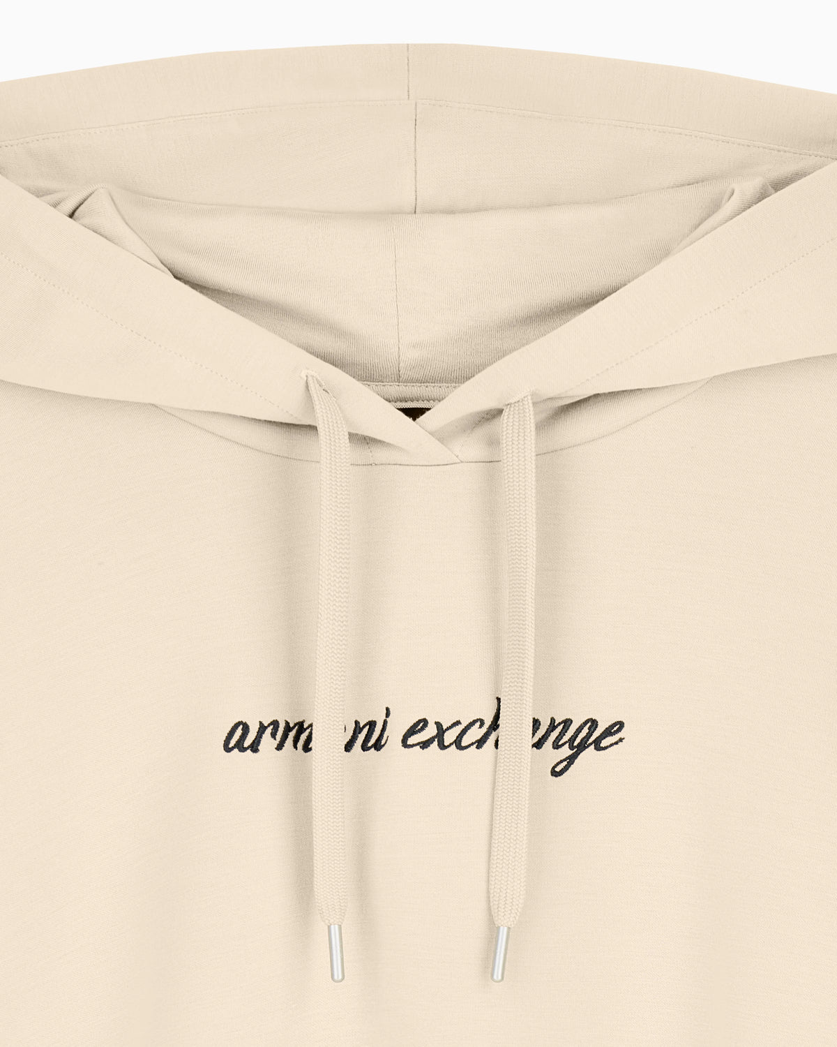 hooded sweatshirt in viscose stretch scuba
