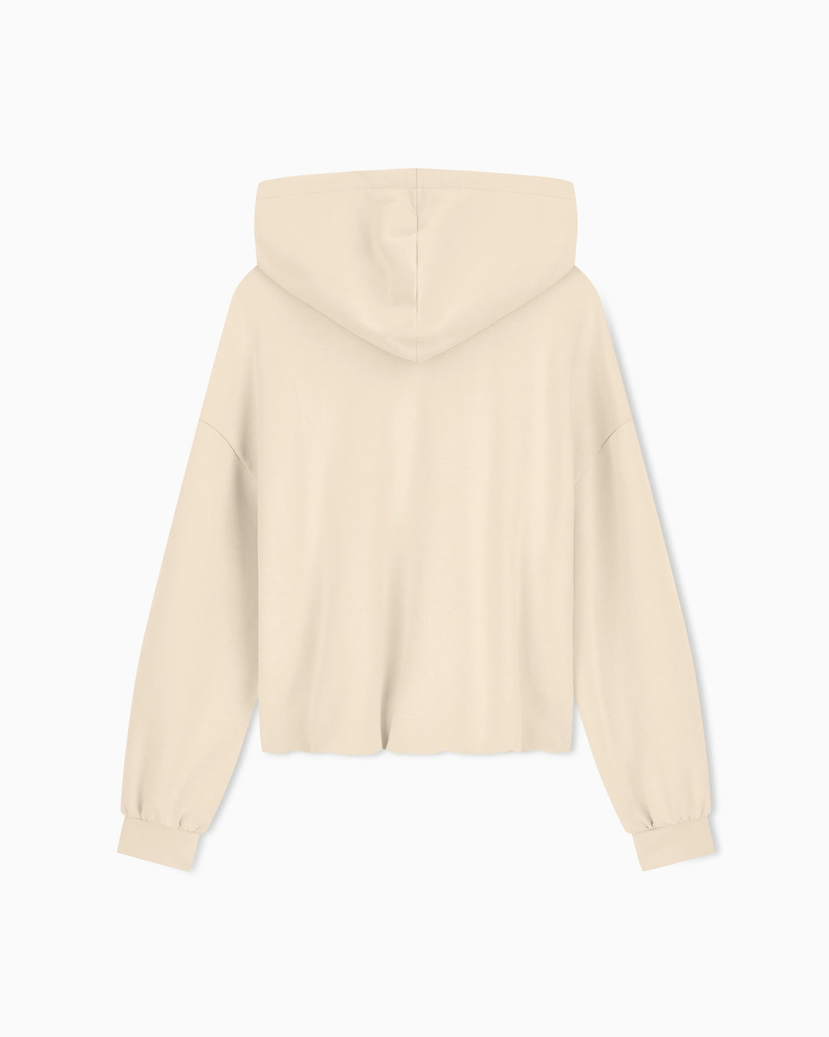 hooded sweatshirt in viscose stretch scuba