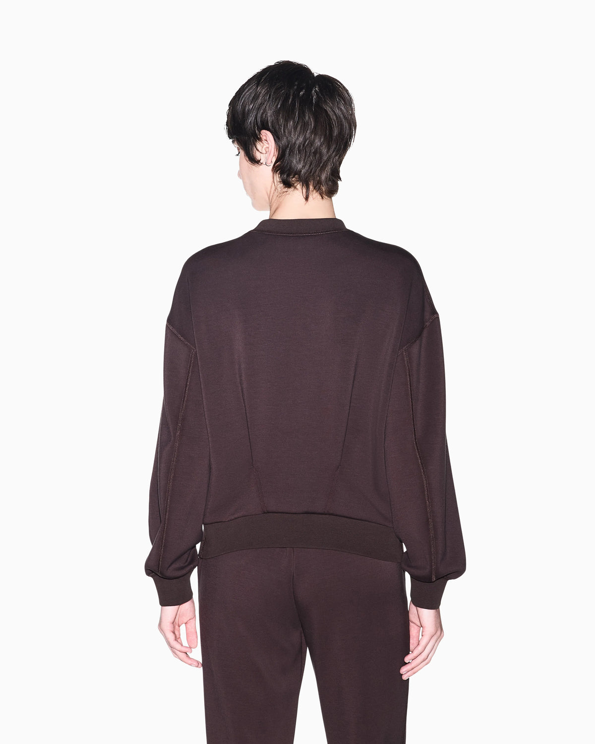 sweatshirt stretch viscose scuba