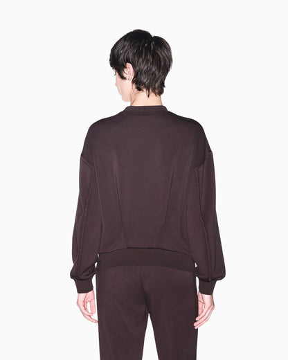 sweatshirt stretch viscose scuba