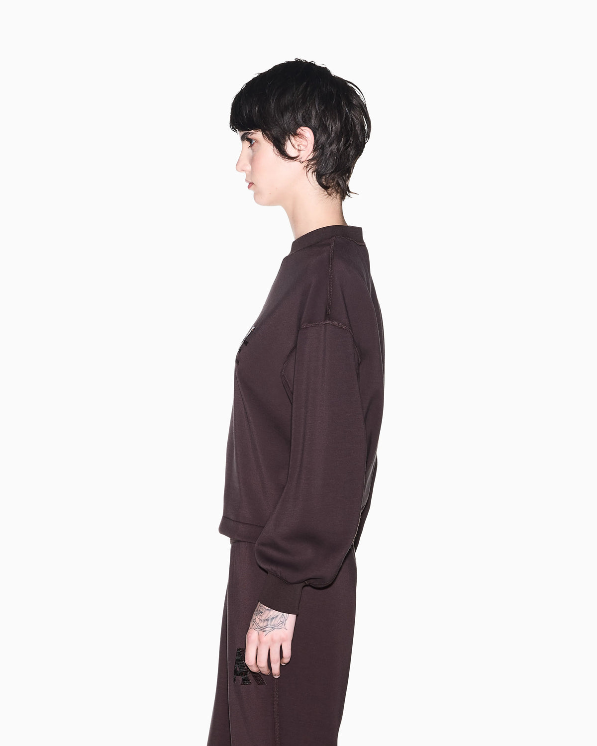 sweatshirt stretch viscose scuba