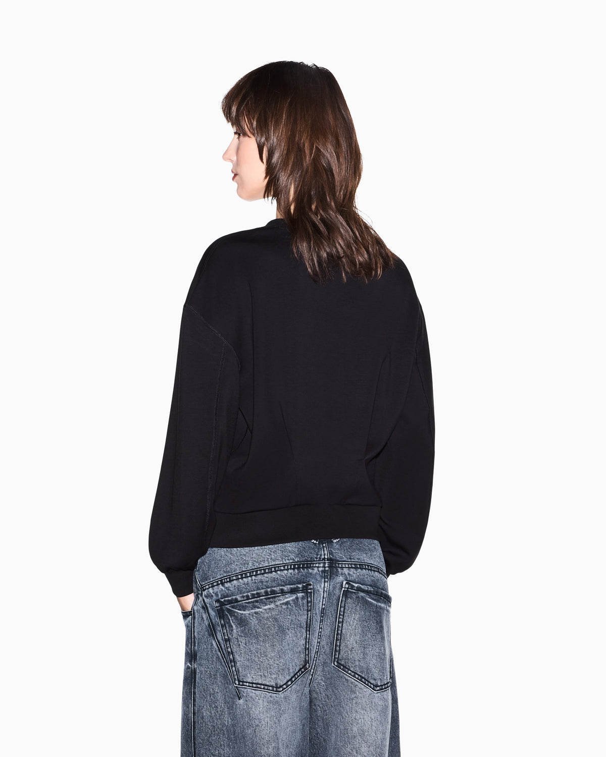 sweatshirt stretch viscose scuba