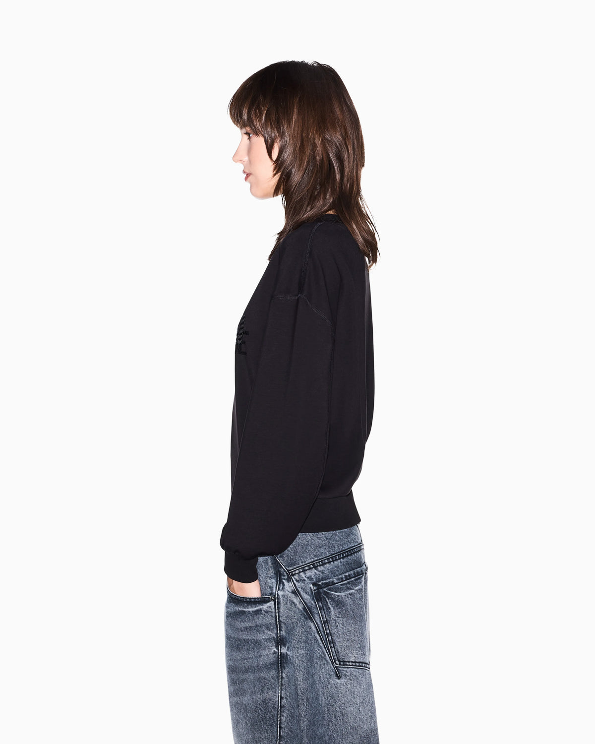 sweatshirt stretch viscose scuba