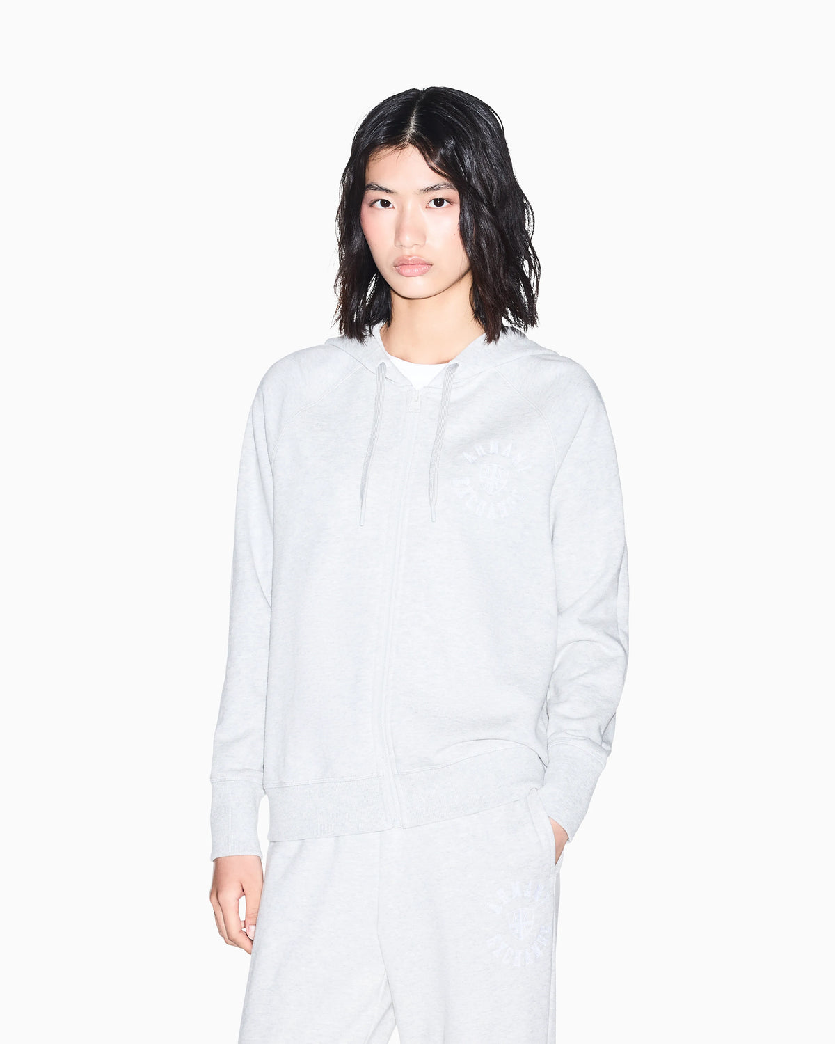 Regular fit sweatshirt in cotton French terry