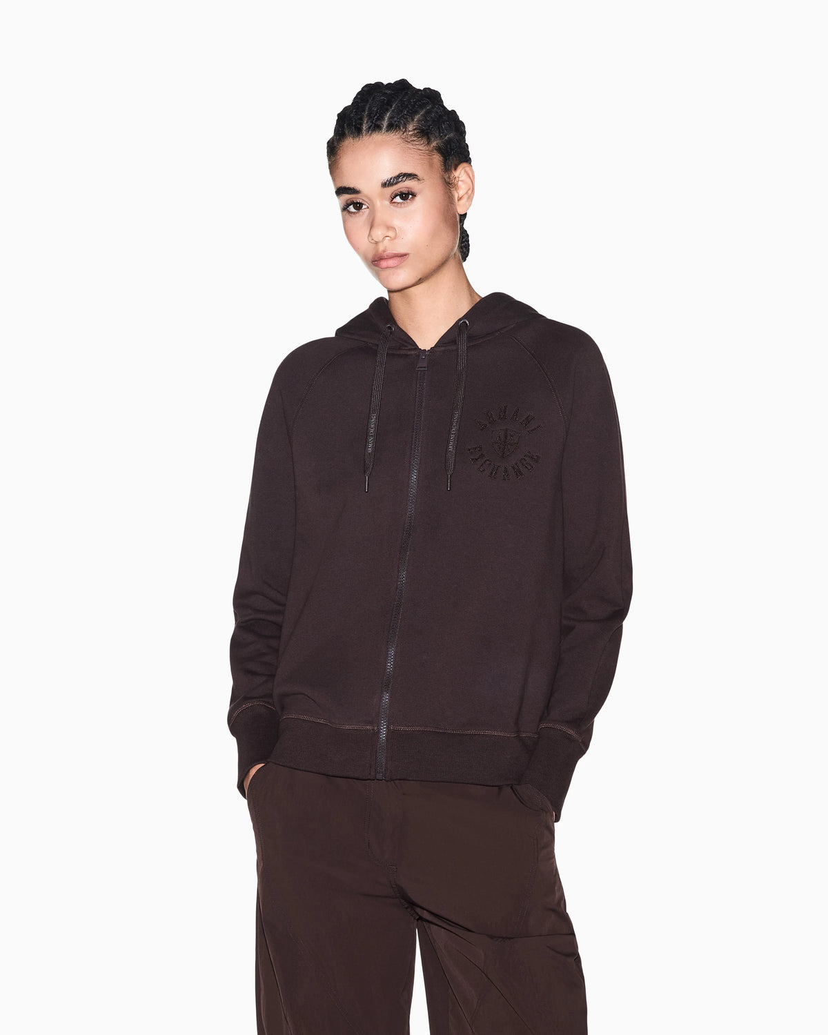 Regular fit sweatshirt in cotton French terry