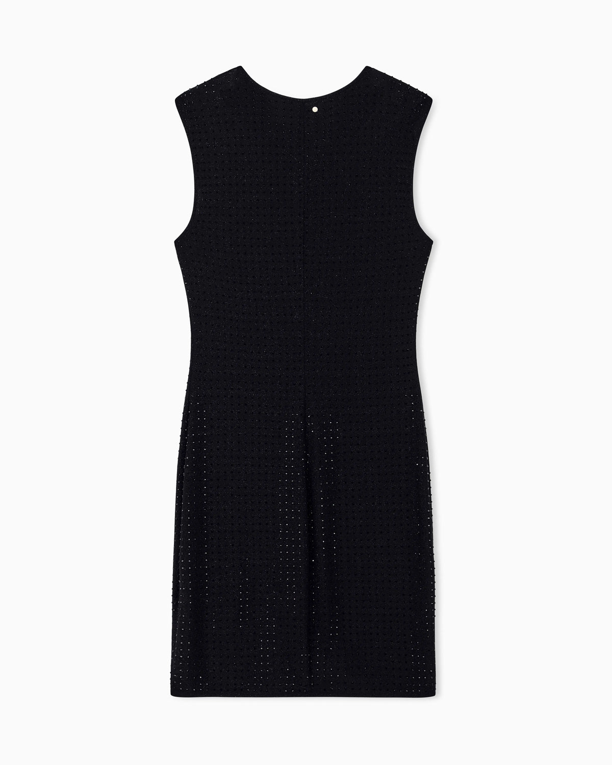 Slim fit dress in stretch jersey with strass
