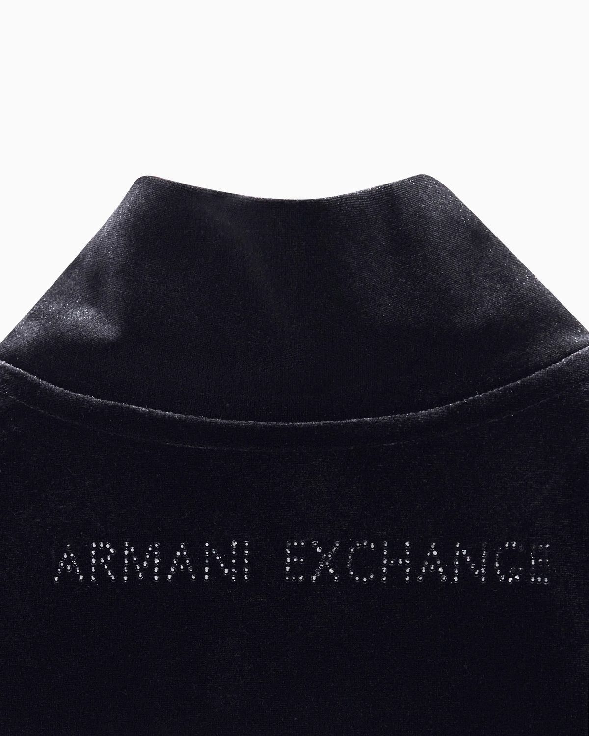 sweatshirt in stretch velvet
