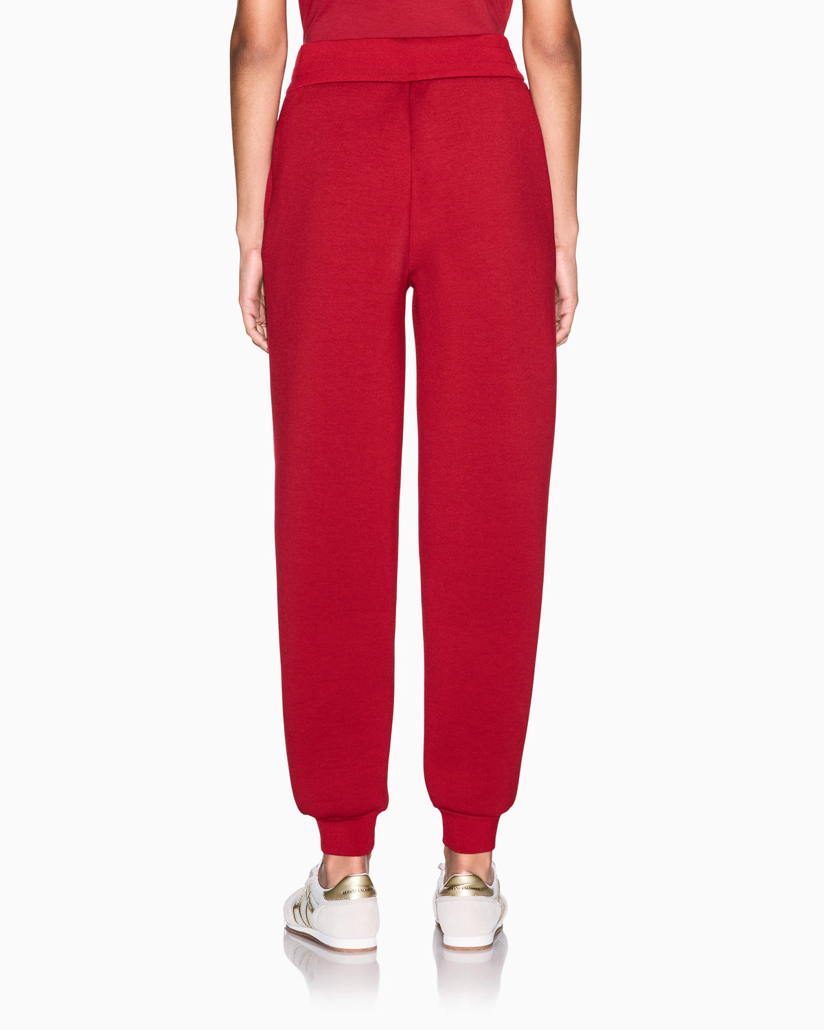 regular fit trousers viscose stretch scuba