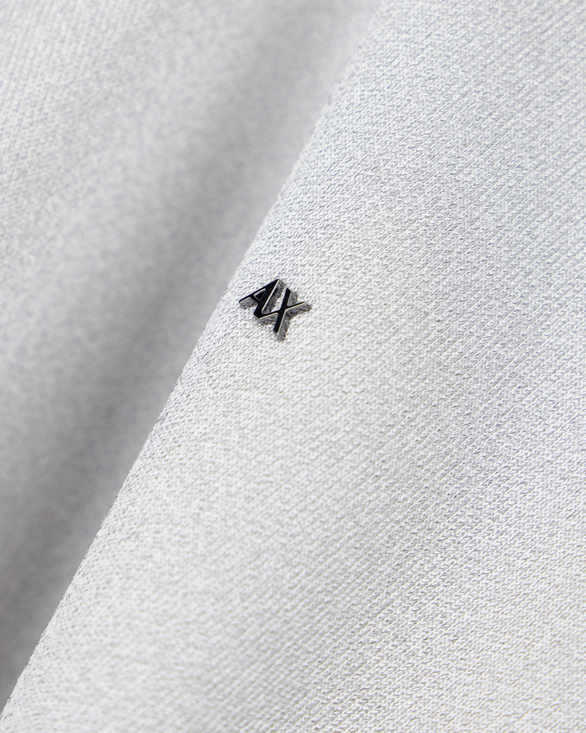 sweatshirt in shiny stretch interlock