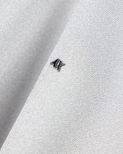 sweatshirt in shiny stretch interlock