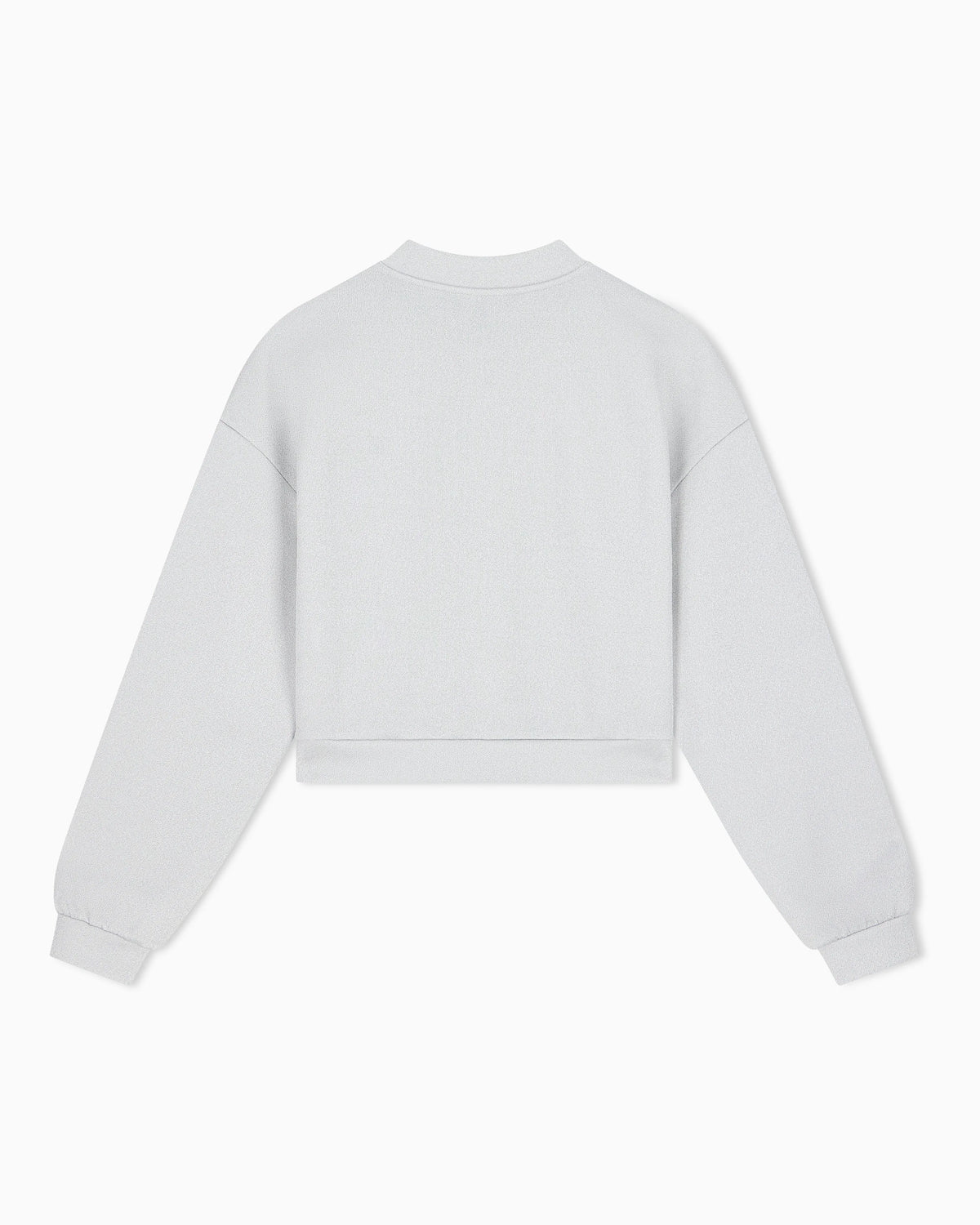 sweatshirt in shiny stretch interlock