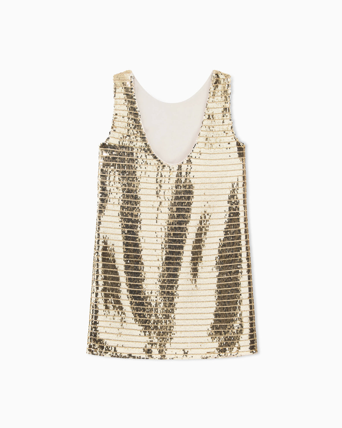 slim fit dress chiffon with sequins