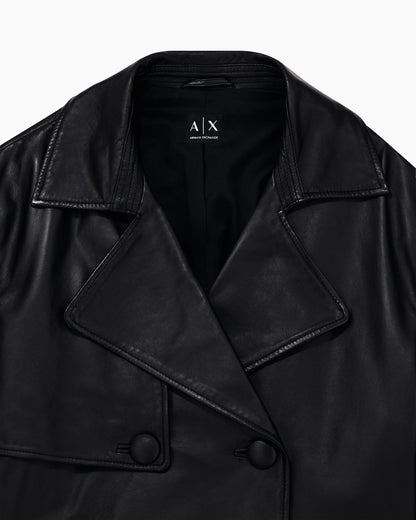 Blouson jacket in real semi-aniline leather