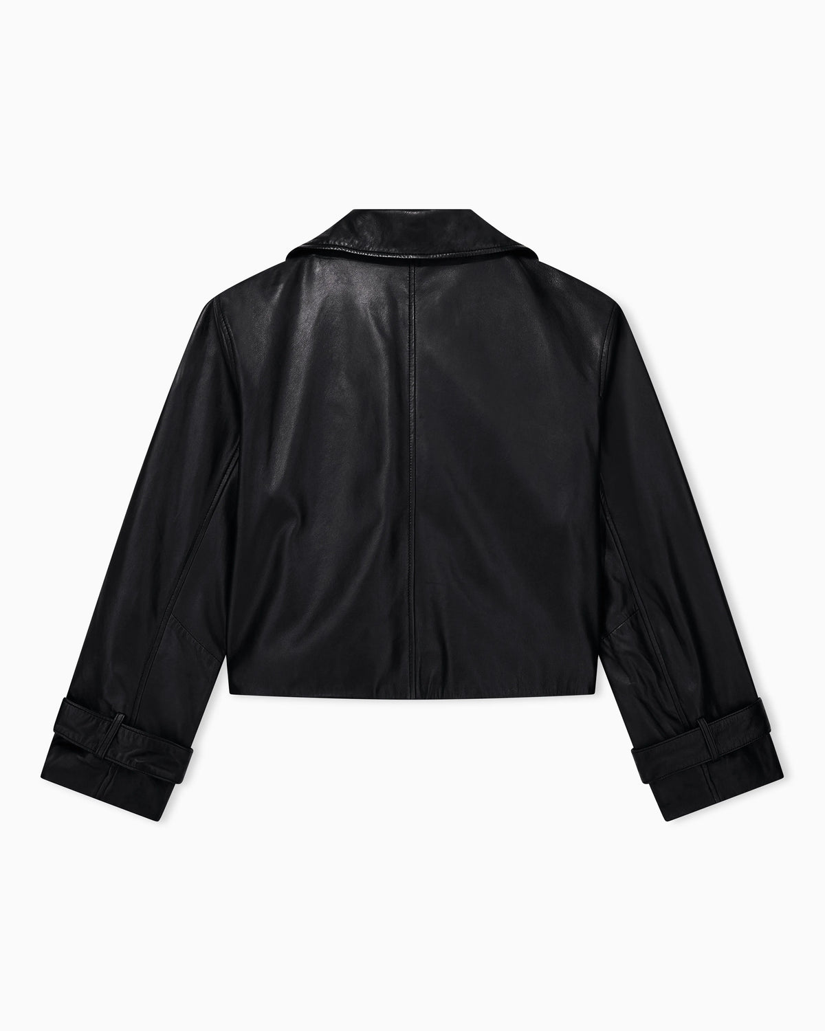 Blouson jacket in real semi-aniline leather