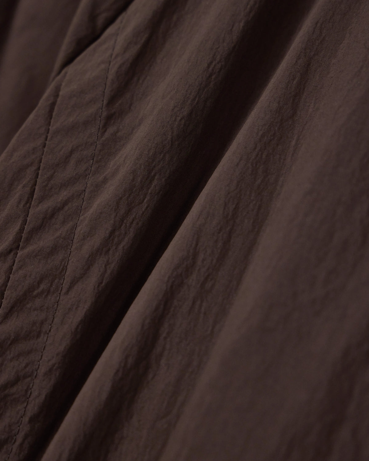 Regular fit blouson jacket in crinkle nylon