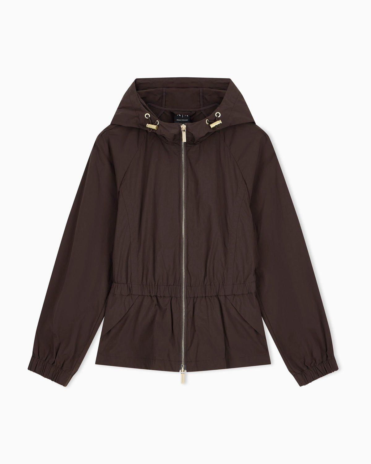 Regular fit blouson jacket in crinkle nylon