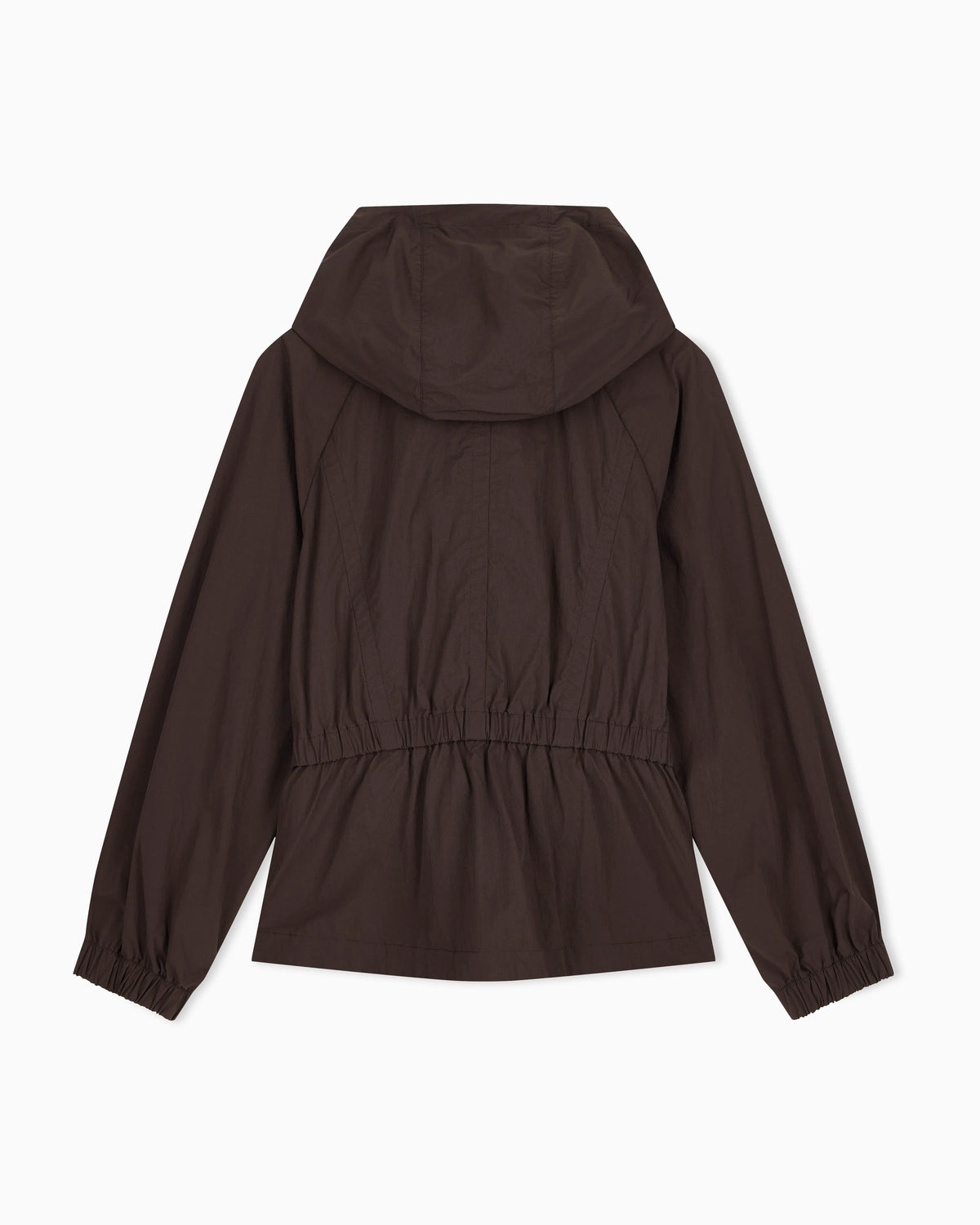 Regular fit blouson jacket in crinkle nylon