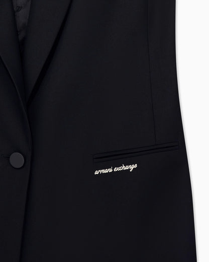 regular fit Waistcoat fabric blend