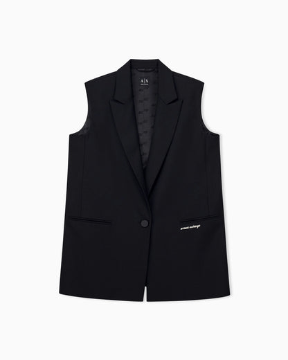 regular fit Waistcoat fabric blend