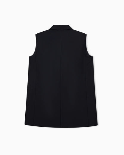 regular fit Waistcoat fabric blend