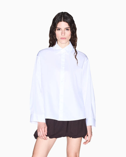 regular fit shirt organic cotton poplin