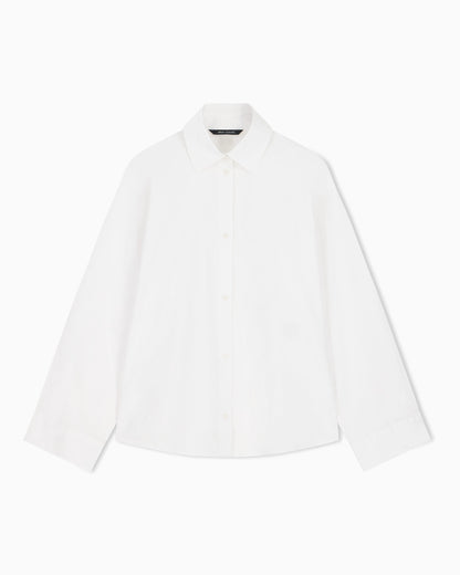 regular fit shirt organic cotton poplin