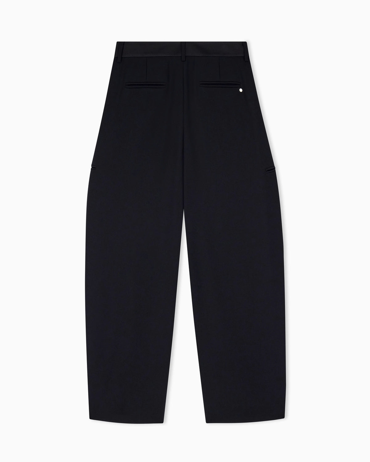 Oversized trousers with viscose