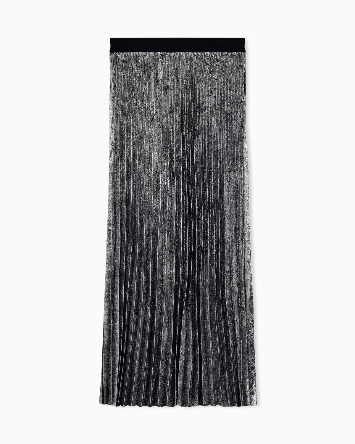 regular fit skirt in crinkle fabric