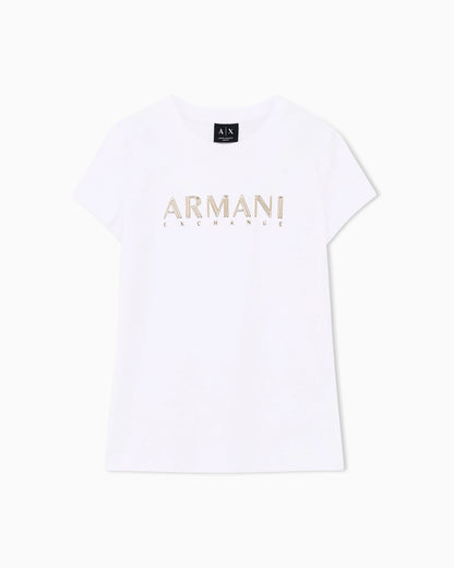 slim fit t-shirt in organic cotton stretch jersey