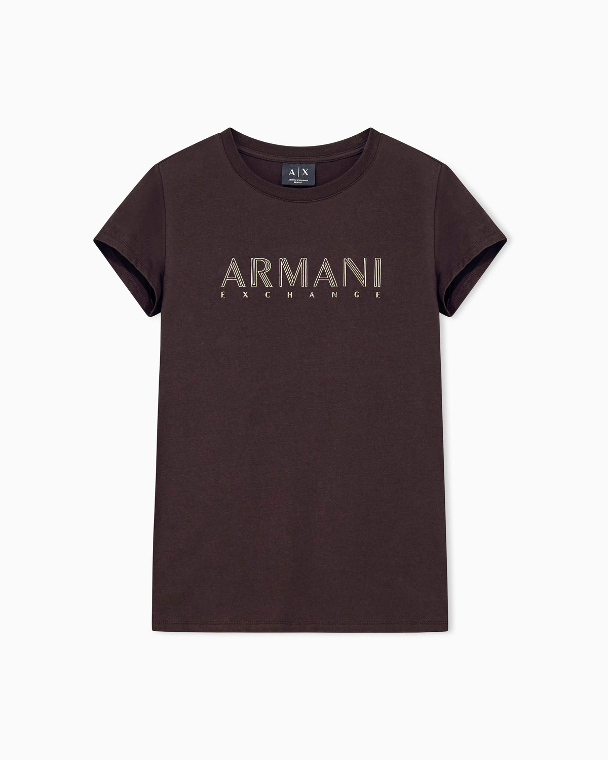 slim fit t-shirt in organic cotton stretch jersey