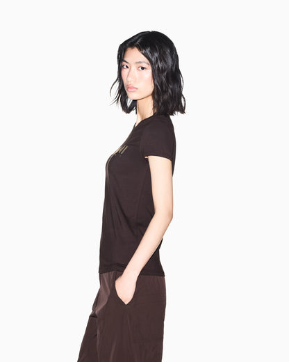 slim fit t-shirt in organic cotton stretch jersey