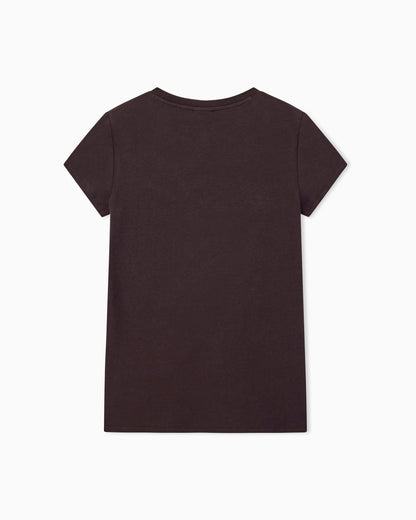 slim fit t-shirt in organic cotton stretch jersey