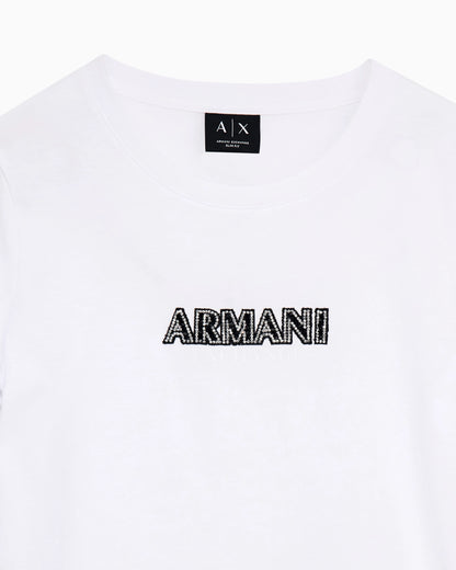 slim fit t-shirt in cotton jersey