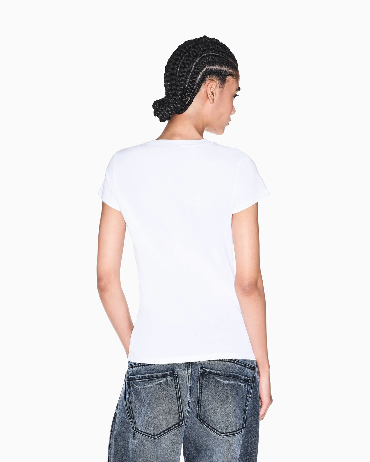 slim fit t-shirt in cotton jersey