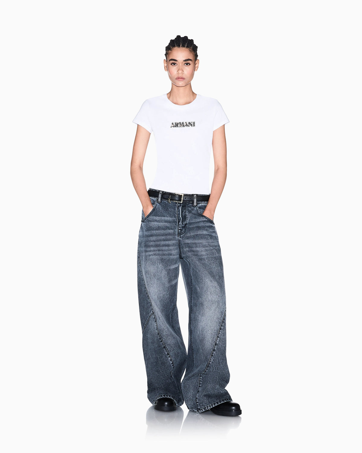 slim fit t-shirt in cotton jersey