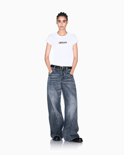 slim fit t-shirt in cotton jersey
