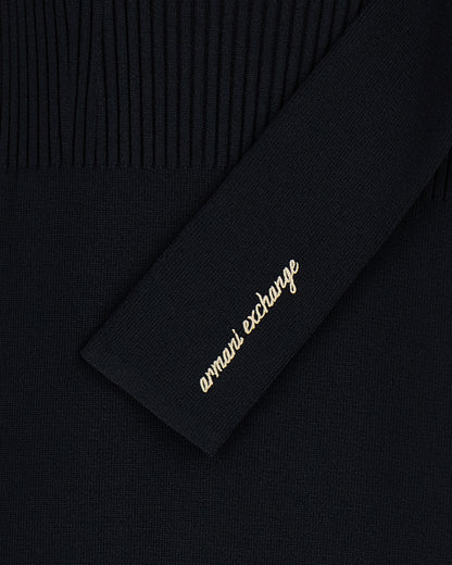 slim fit dress knitted in recycled viscose