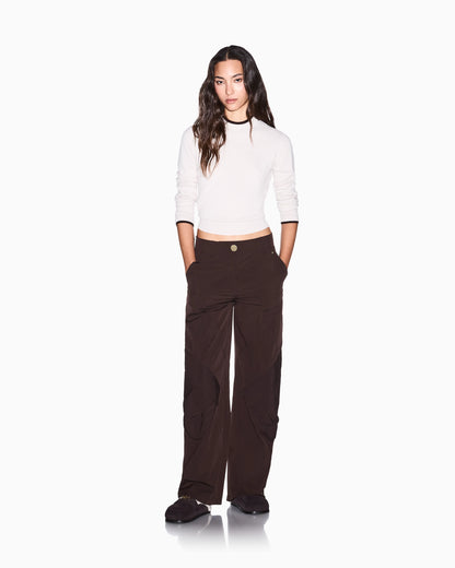 regular fit pullover knitted viscose and cashmere