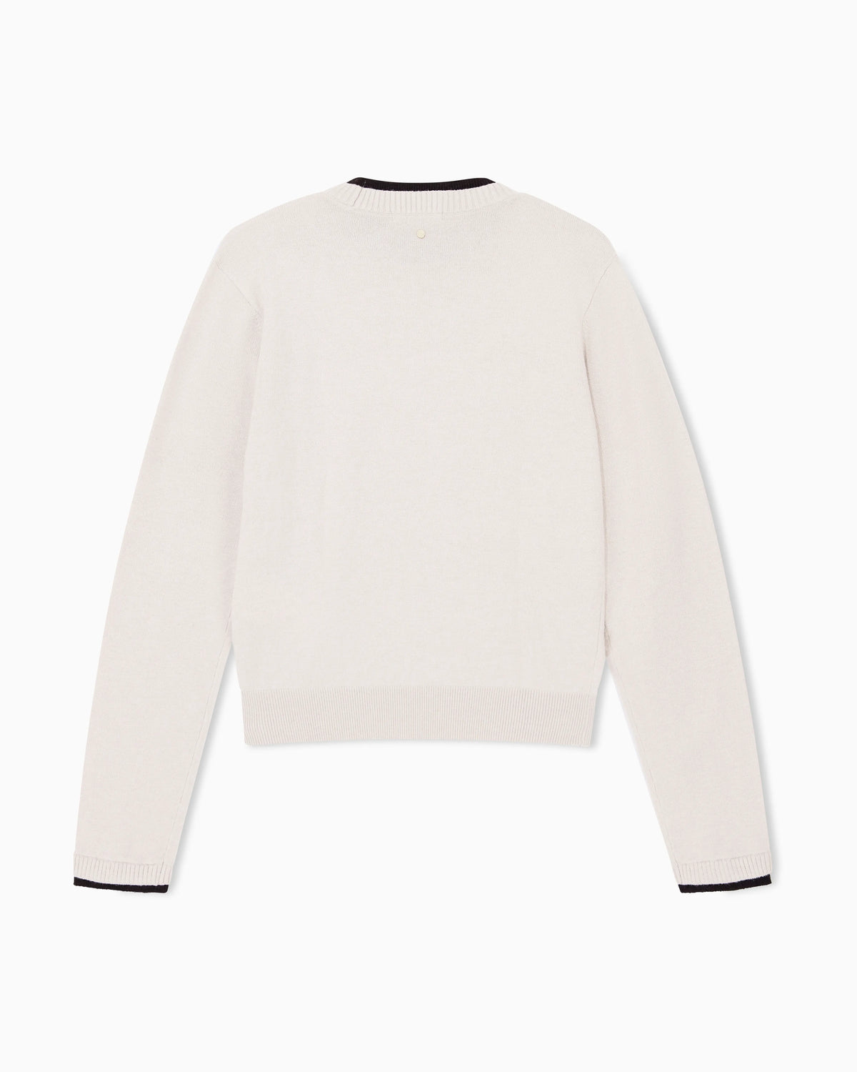 regular fit pullover knitted viscose and cashmere