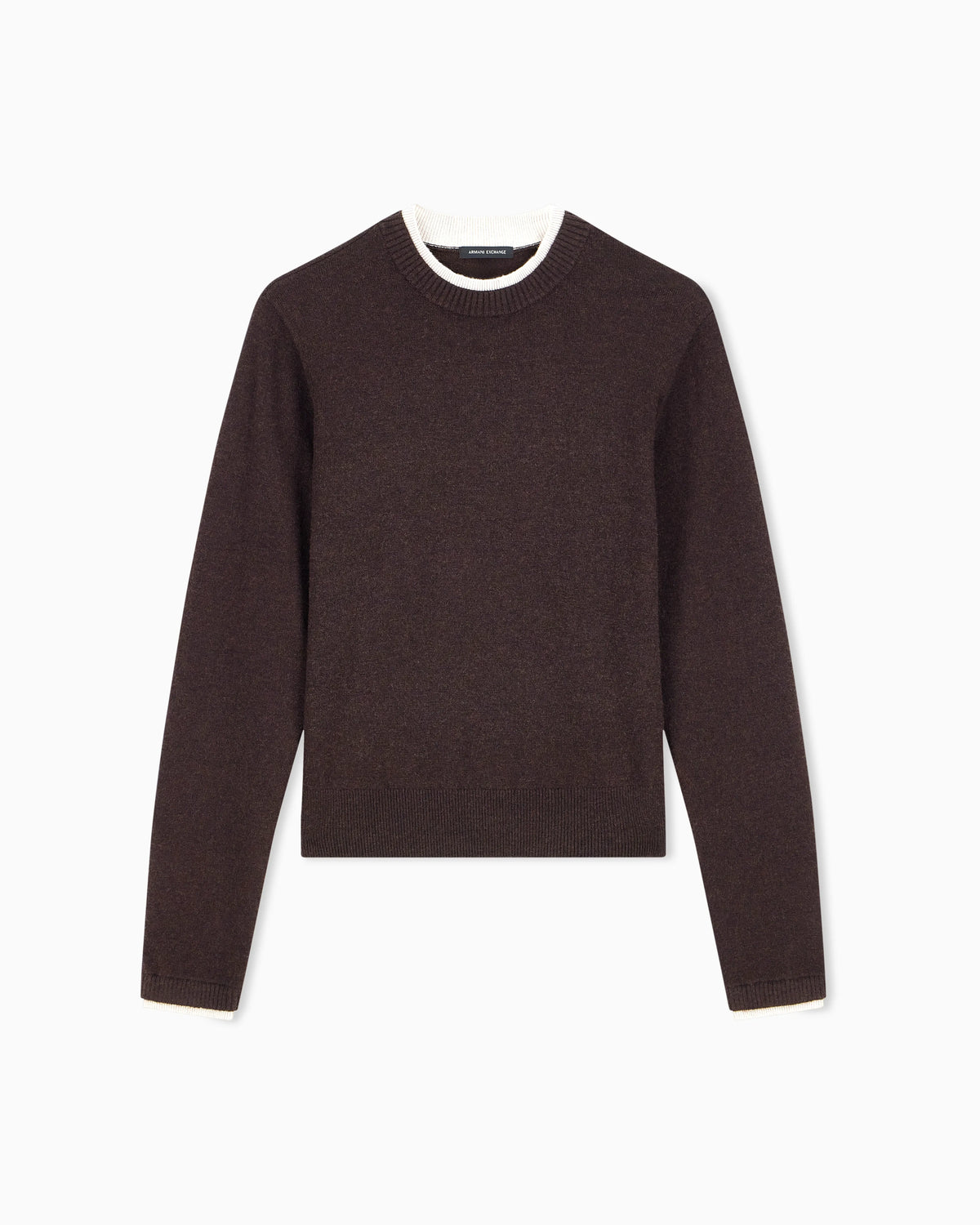 regular fit pullover knitted viscose and cashmere
