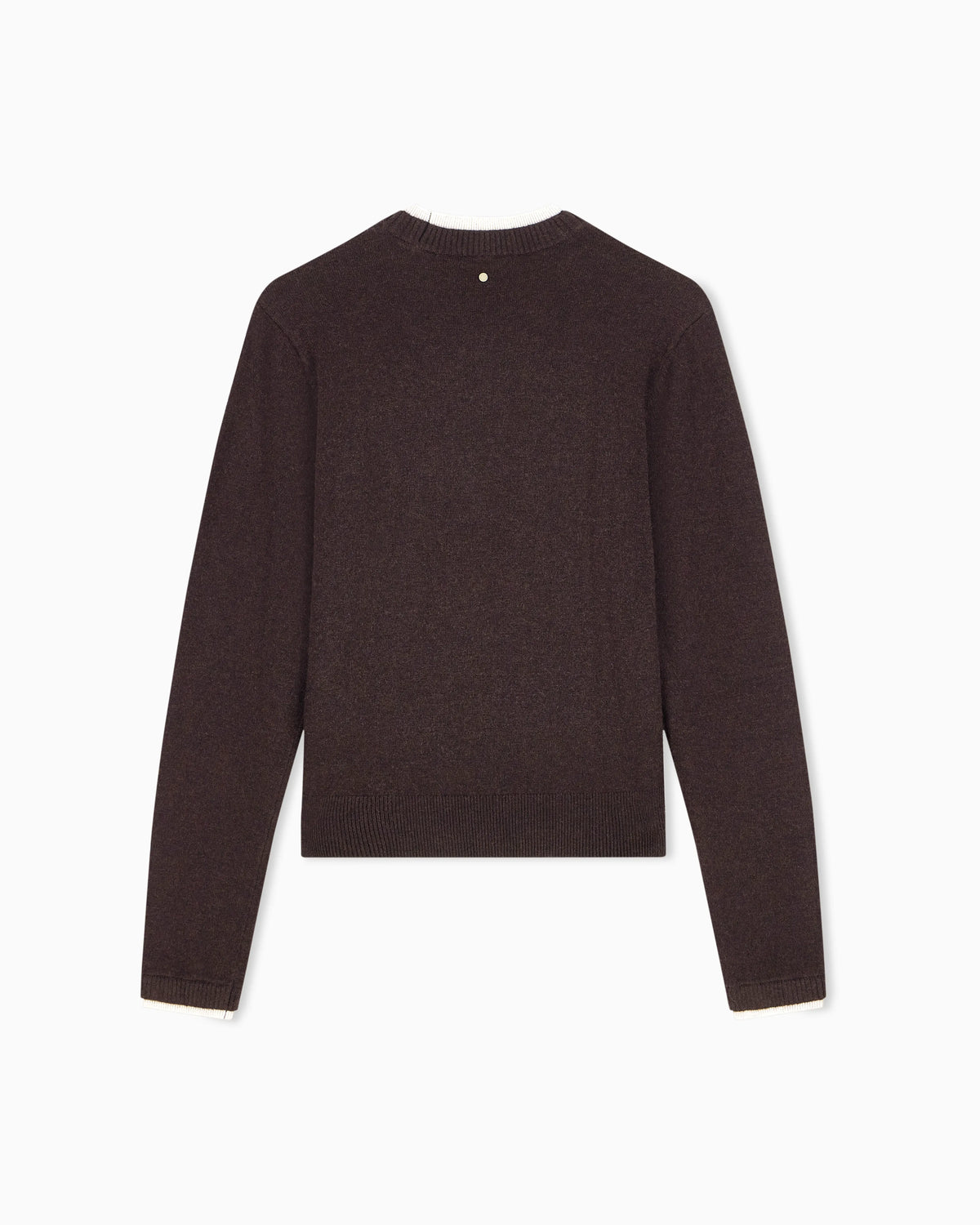 regular fit pullover knitted viscose and cashmere