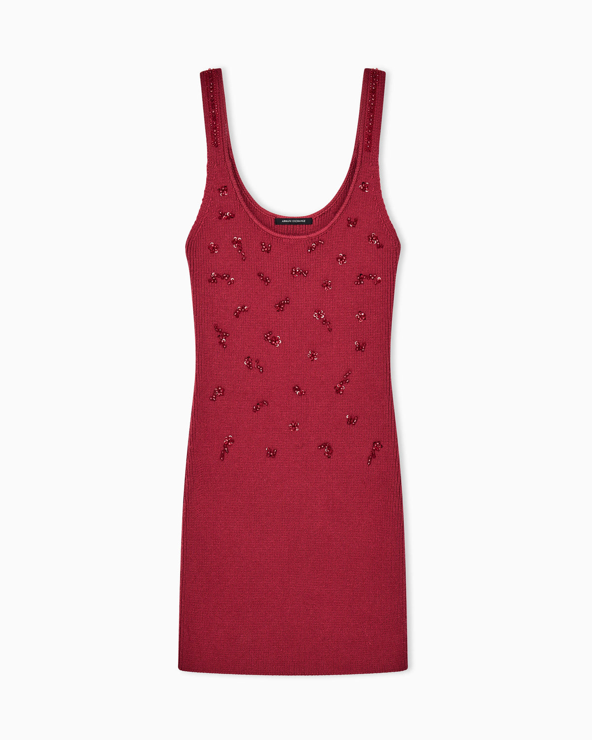 slim fit dress knitted viscose blend