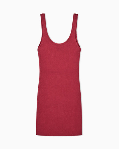 slim fit dress knitted viscose blend