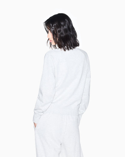 sweatshirt in cotton French terry