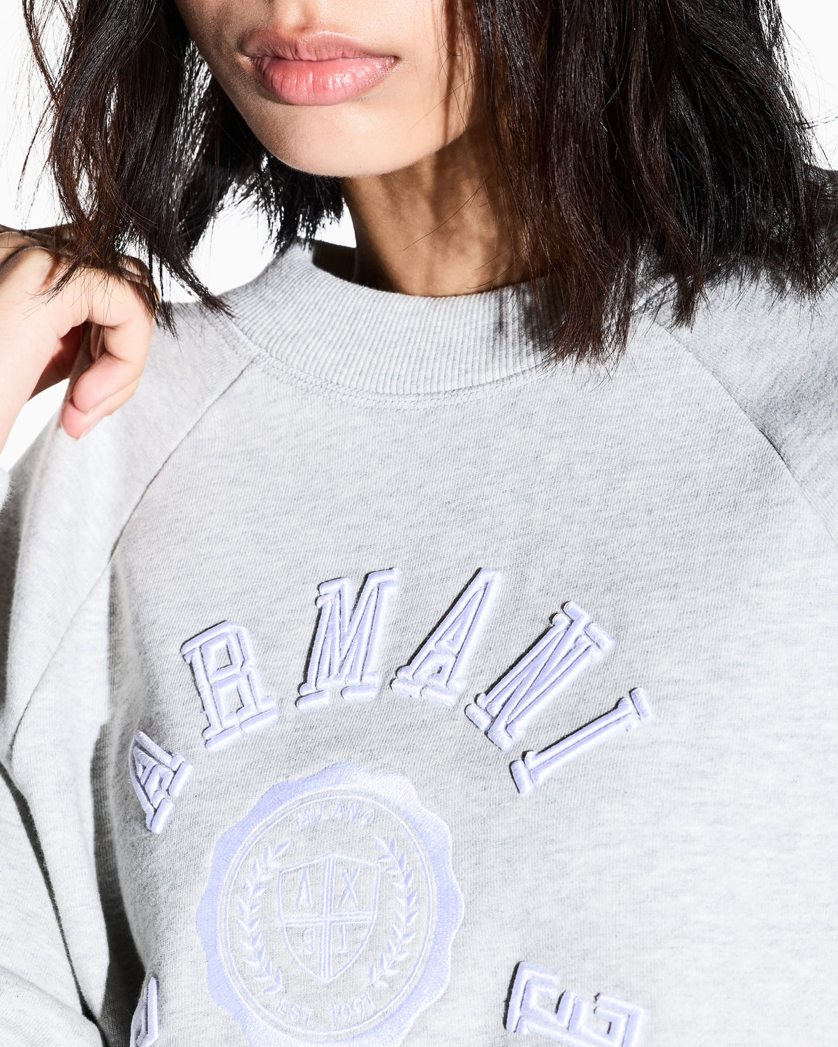 sweatshirt in cotton French terry