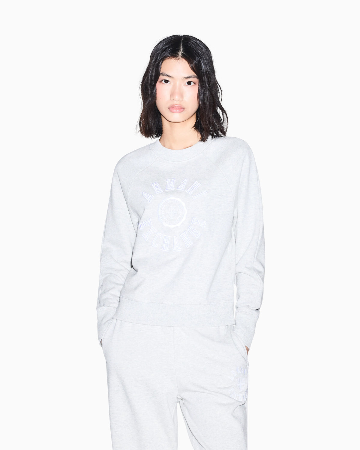 sweatshirt in cotton French terry