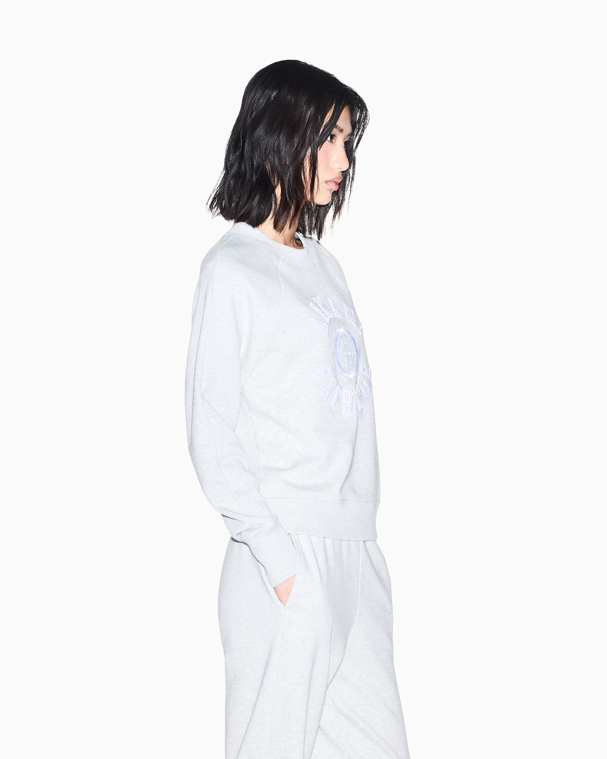 sweatshirt in cotton French terry